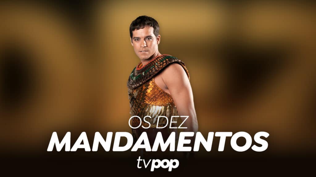 Imagem com ate da novela Os Dez Mandamentos