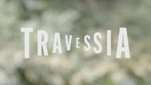 Imagem com logotipo da novela Travessia