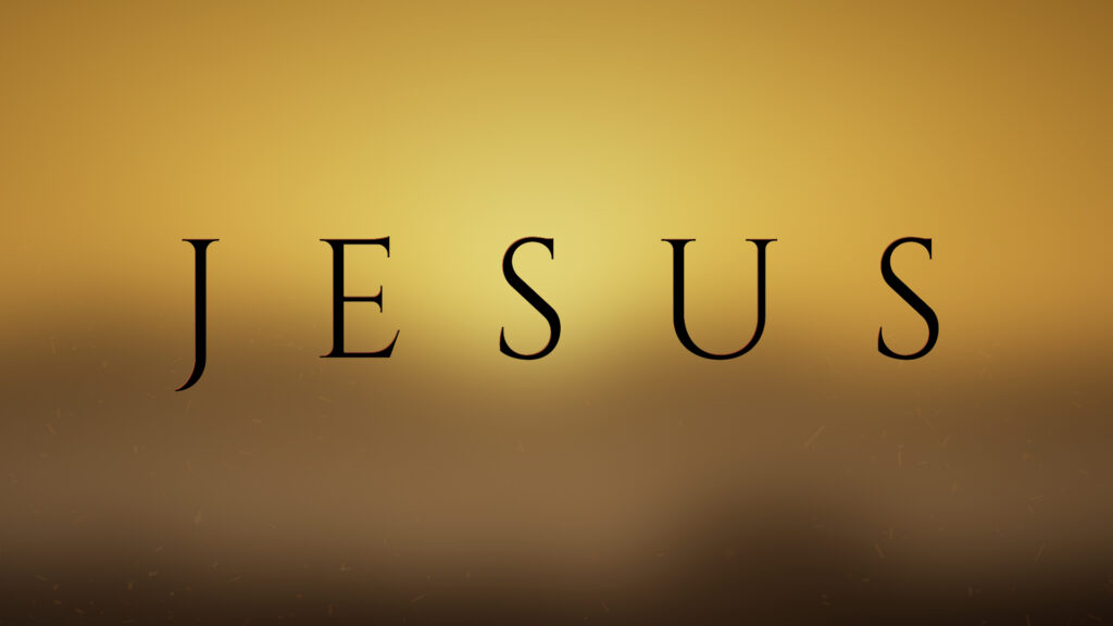 Imagem com logotipo da novela Jesus