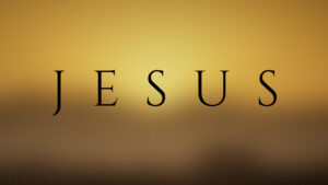 Imagem com logotipo da novela Jesus