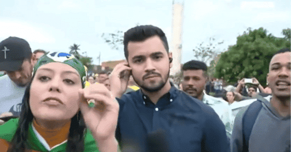 Foto do repórter Yuri Macri, da Record