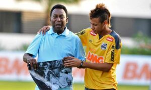 Foto de Pelé e Neymar