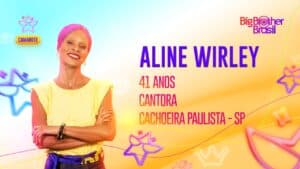 Imagem com foto de Aline Wirley, participante do BBB23