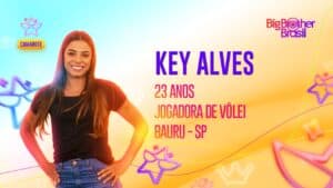 Imagem com foto da participante Key Alves ,do BBB23