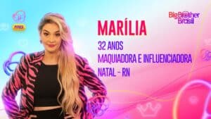 Imagem com foto da participante Marília