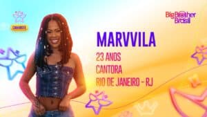 Imagem com foto da participante Marvvila, do BBB23