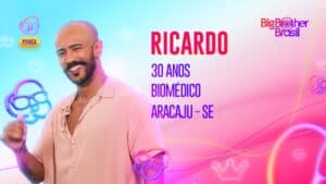 Imagem com foto do participante Ricardo, do BBB23