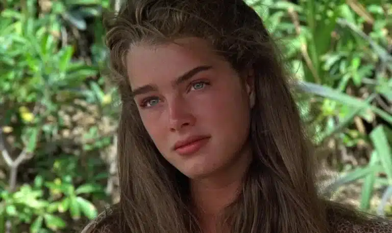 foto de Brooke Shields em A Lagoa Azul, clássico da Sessão da Tarde