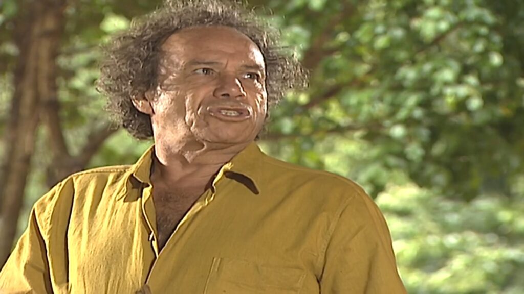 Foto do personagem Zé do Araguaia em cena da novela O Rei do Gado