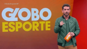 Foto de Felipe Andreoli, apresentador do Globo Esporte