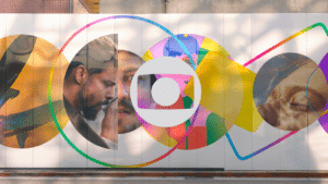 Imagem com foto de arte com logotipo da Globo. Emissora está migrando operação de canais para nuvem do Google