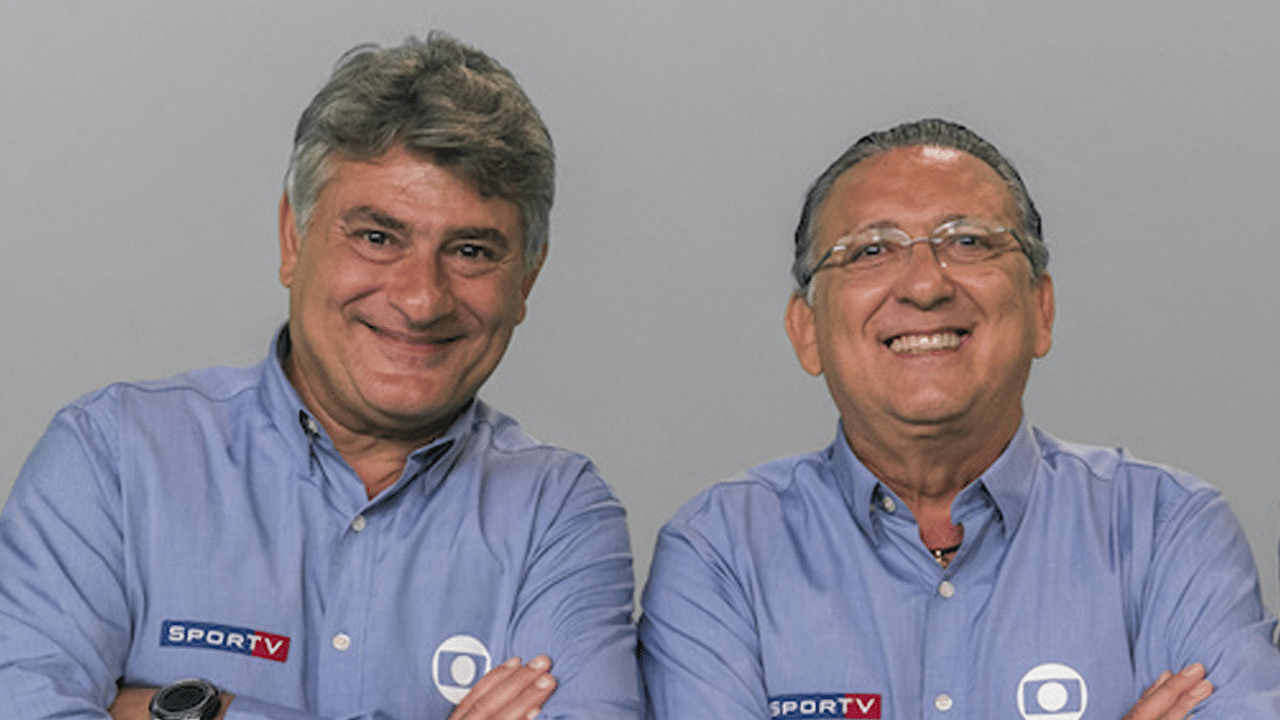 Cléber Machado e Galvão Bueno (Foto Reprodução/ Globo)