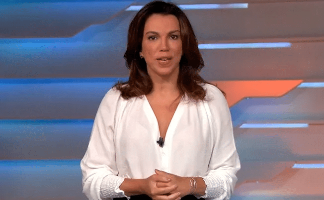 Foto de Ana Paula Araújo, apresentadora da Globo