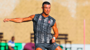 Imagem com foto do jogador Cristiano Ronaldo, que é uma das estrelas do novo campeonato de futebol da Band