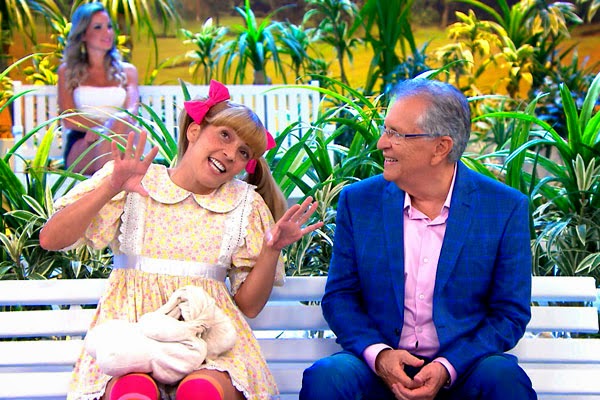 Marlei Cevada e Carlos Alberto de Nóbrega em A Praça é Nossa