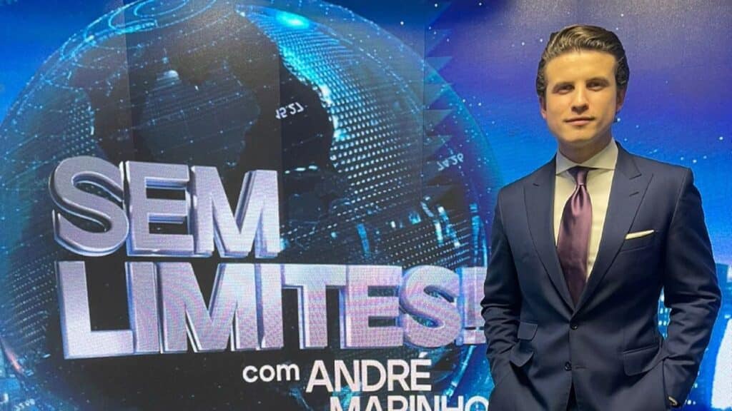 Foto do comediante André Marinho, novo contratado da Jovem Pan News