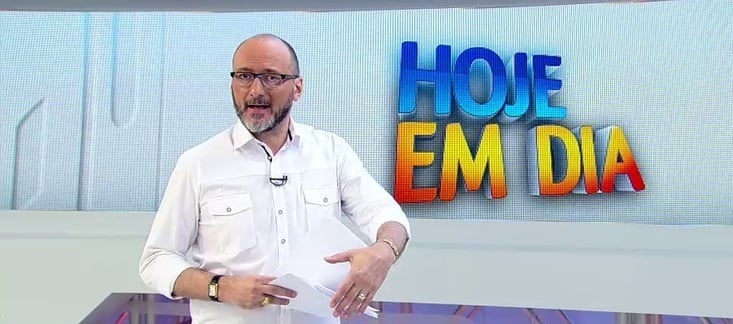 Foto de Britto Jr no Hoje em Dia