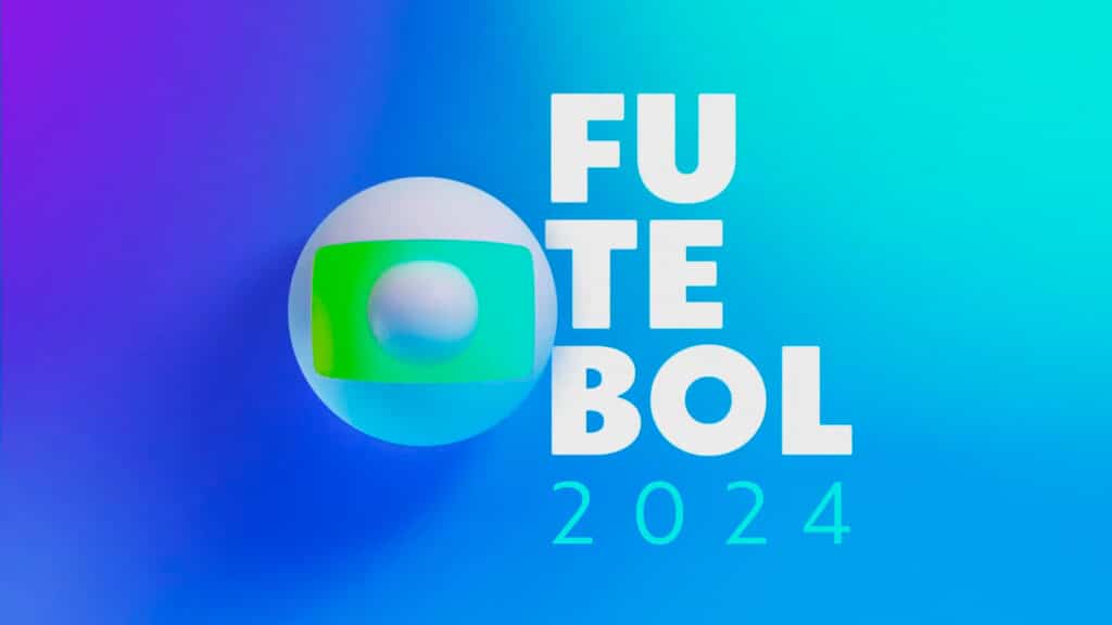 Imagem com logotipo do Futebol Globo de 2024