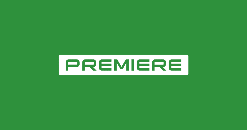 Imagem com logotipo do canal Premiere, que deixará de transmitir os jogos do Campeonato Paulista eem 2024