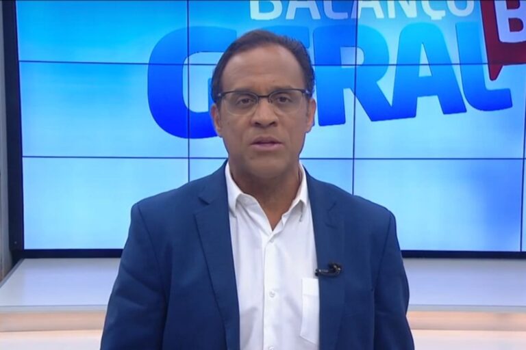 Foto de José Eduardo, apresentador do Balanço Geral Bahia