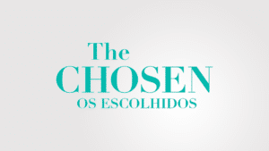 Imagem com logotipo da série The Chosen - Os Escolhidos