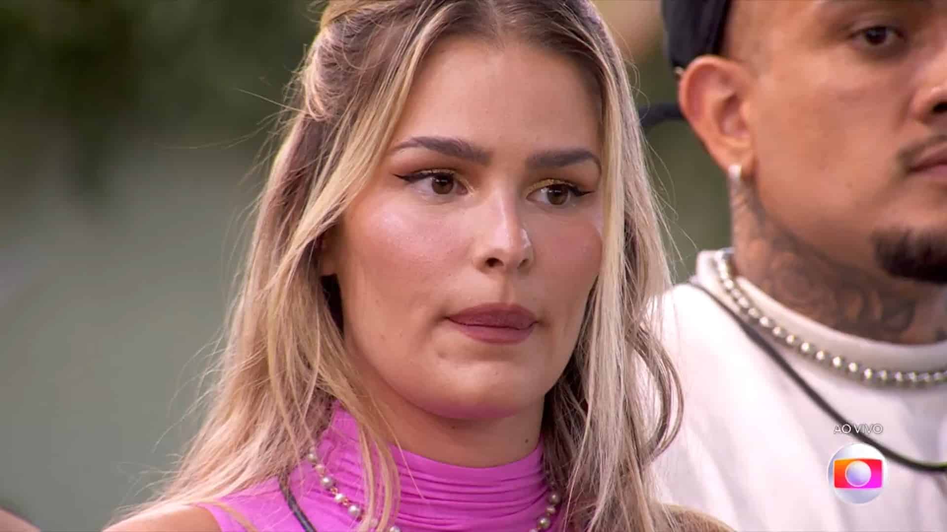 Foto de Yasmin Brunet depois de prova do BBB 24