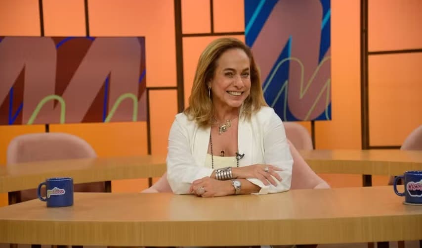 Foto de Cissa Guimarães na TV Brasil