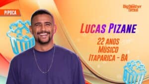 Foto de divulgação do participante Lucas Pizane do BBB 24