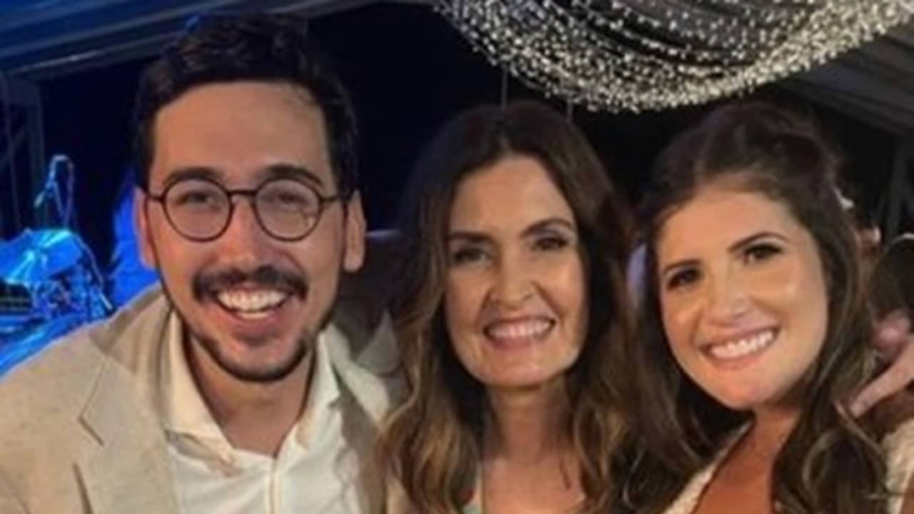 Foto de Nilson Klava, Fátima Bernardes e Gabriela Scalabrini