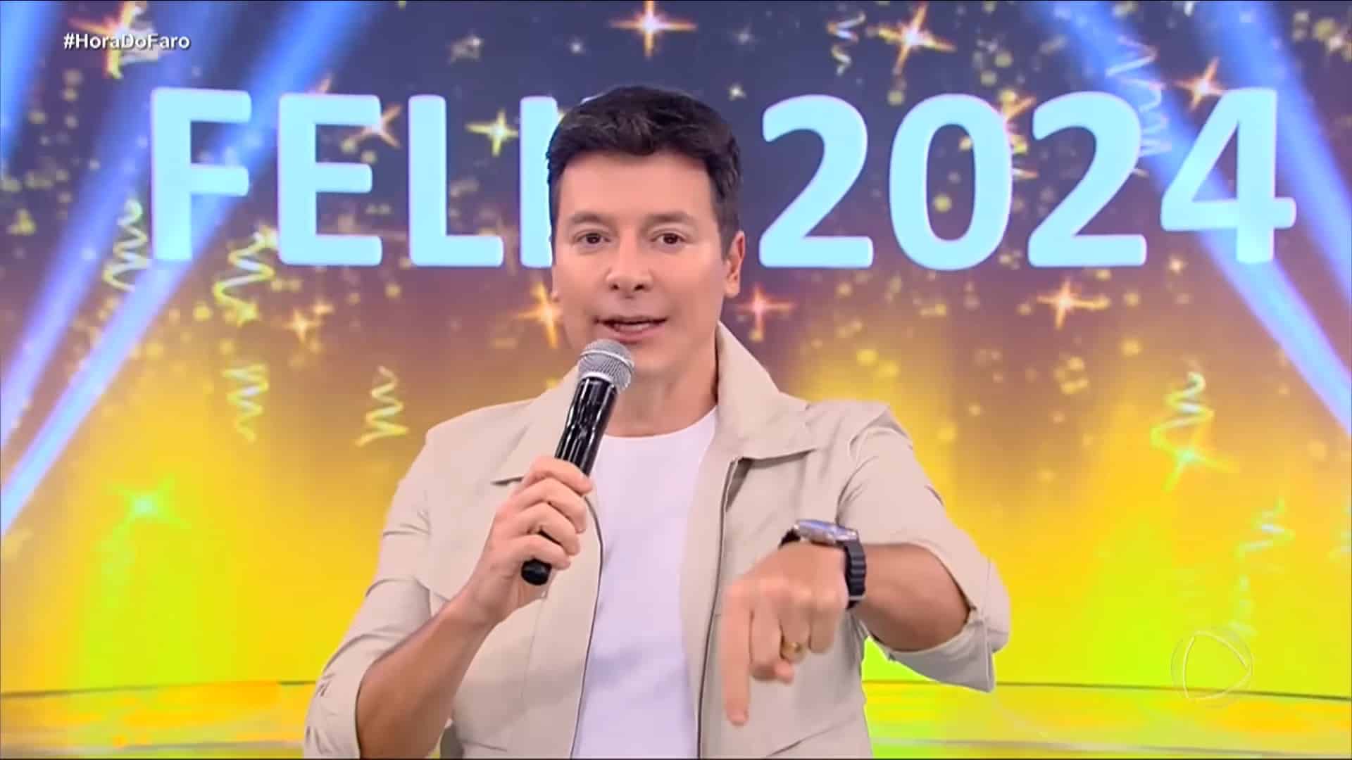 Foto do apresentador Rodrigo Faro