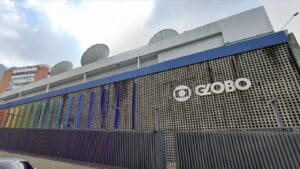 Foto da sede da Globo, no Rio de Janeiro
