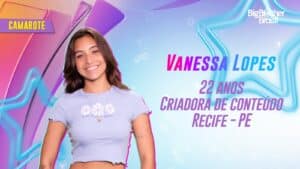 Foto de divulgação da participante Vanessa Lopes do BBB 24