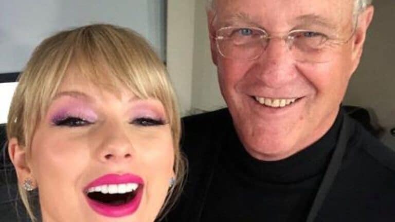 Foto de Taylor Swift com o pai, Scott Swift
