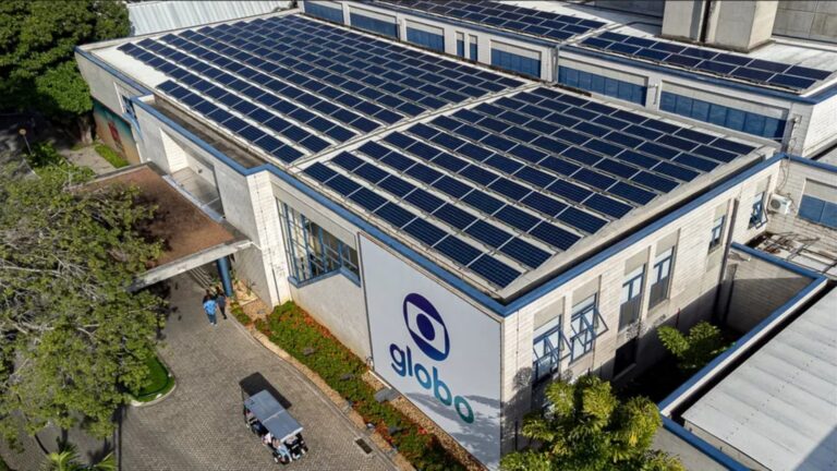 Foto de estúdio da Globo