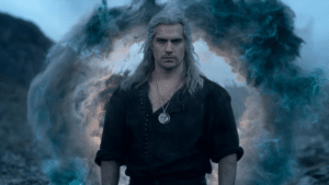 Foto de Henry Cavill como Geralt de Rivia em The Witcher
