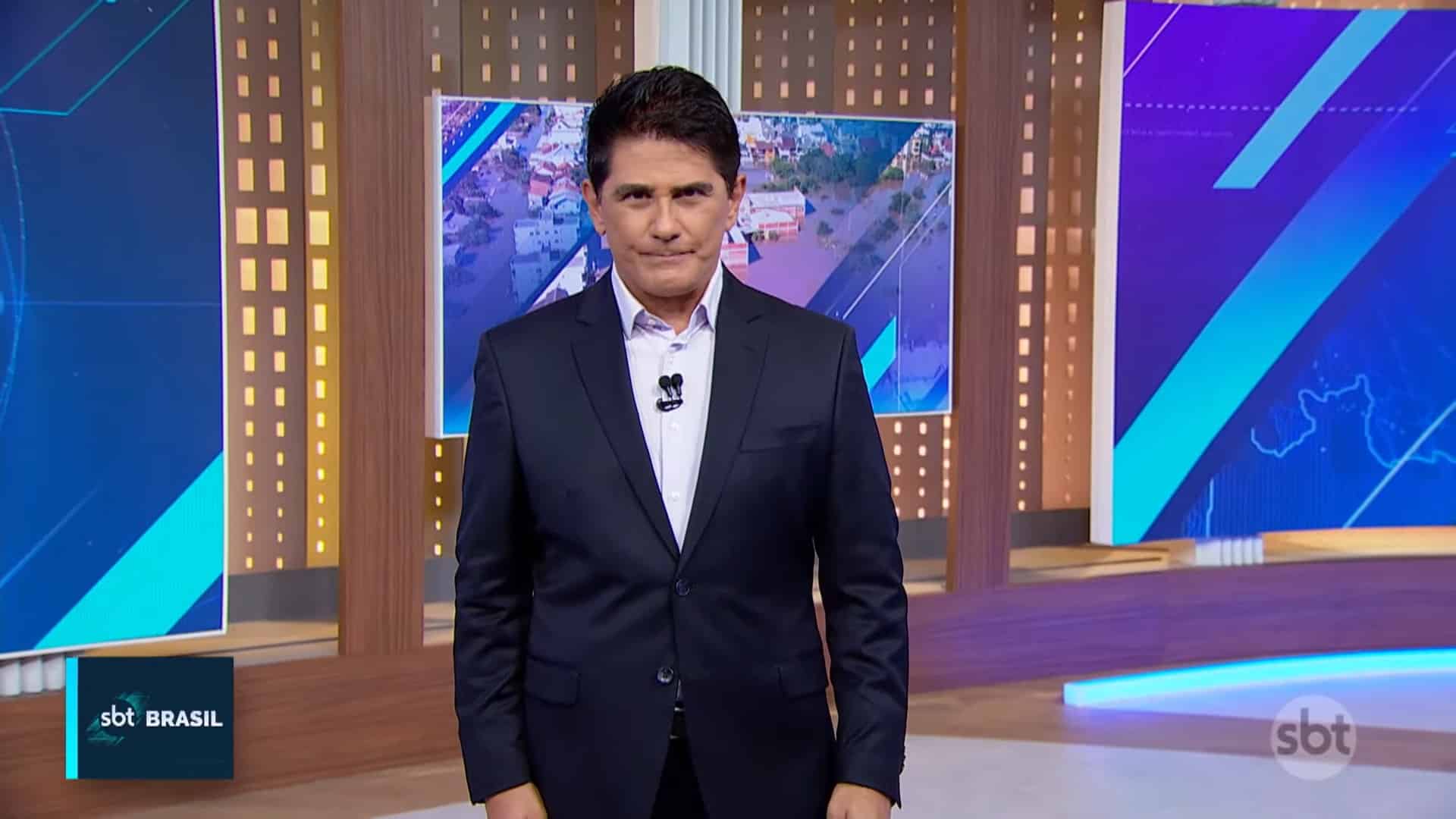 Foto de Cesar Filho no SBT Brasil