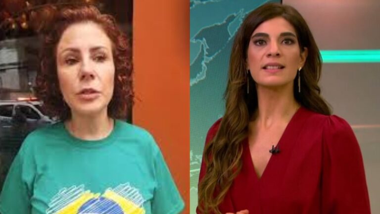 Montagem de fotos de Carla Zambelli e Andréia Sadi