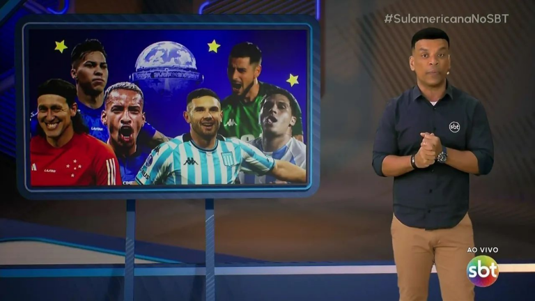 Foto de Luiz Alano, locutor do SBT