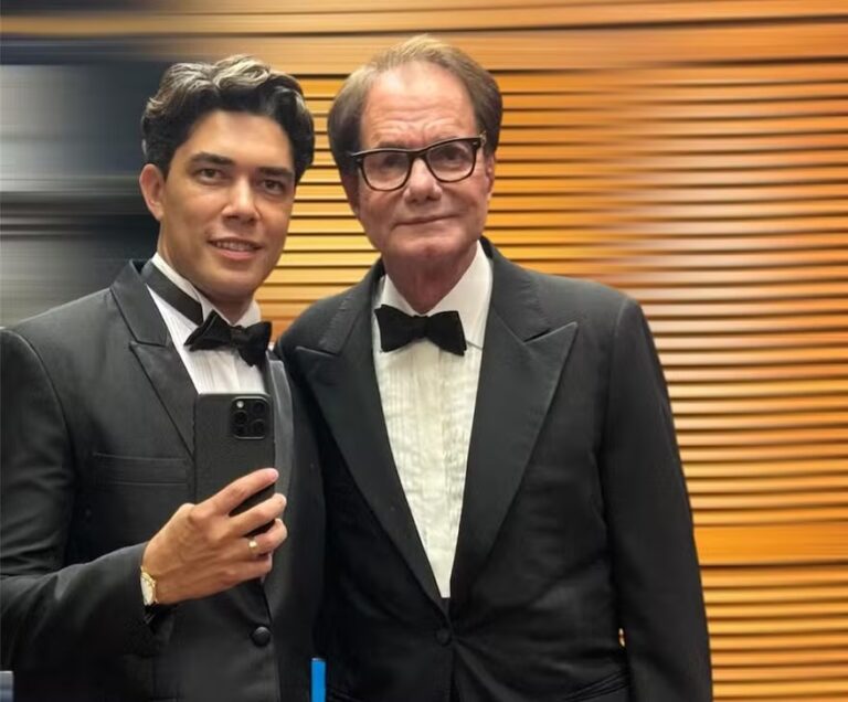 Foto de Edgar Moura Brasil, viúvo do ator Gilberto Braga