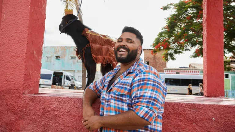 Paulo Vieira nos bastidores da série Pablo e Luisão
