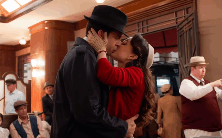 Estela corre até a rodoviária para provar o seu amor a Celso em Êta Mundo Melhor!