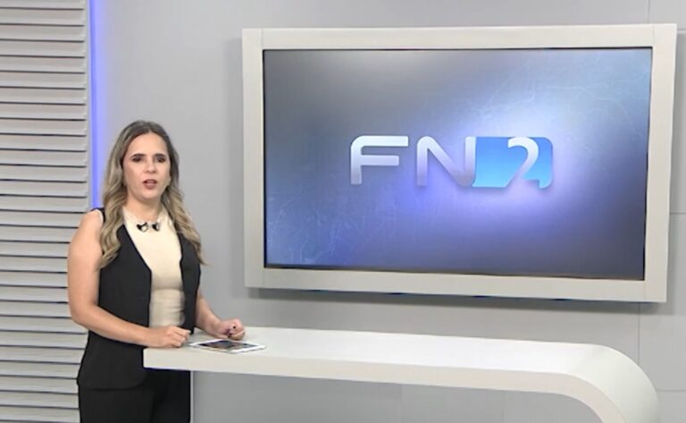 Foto do telejornal Fronteira Notícias, da TV Fronteira