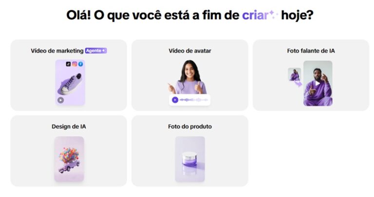 Foto do site de edição Pippit