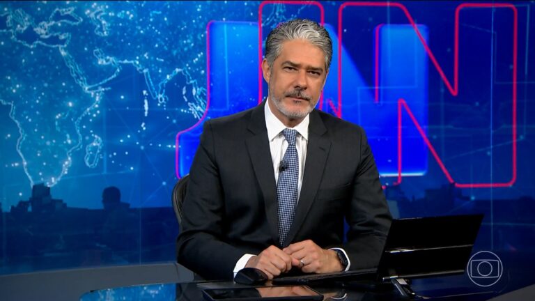 Foto do apresentador William Bonner