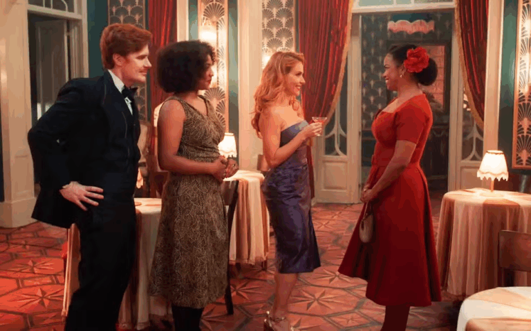 Dita luta por seu amor a Candinho e briga com Manuela em Êta Mundo Melhor!