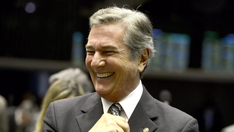 Foto do ex-presidente Fernando Collor de Mello