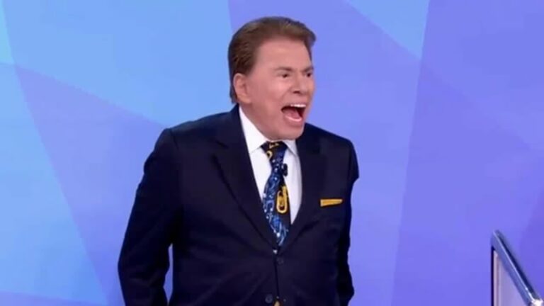 Foto do apresentador Silvio Santos, fundador do SBT