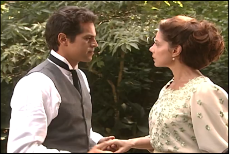 Josué leva Janete para um parque e os dois se beijam em Terra Nostra