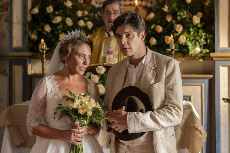 Chega o dia do casamento de Candinho e Zulma em Êta Mundo Melhor!