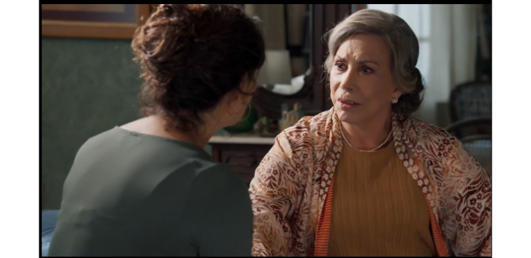 Josefa questiona Gerluce sobre o roubo das Três Graças em Três Graças